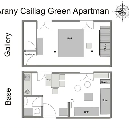 Apartamento Aranycsillag Green Apartman *